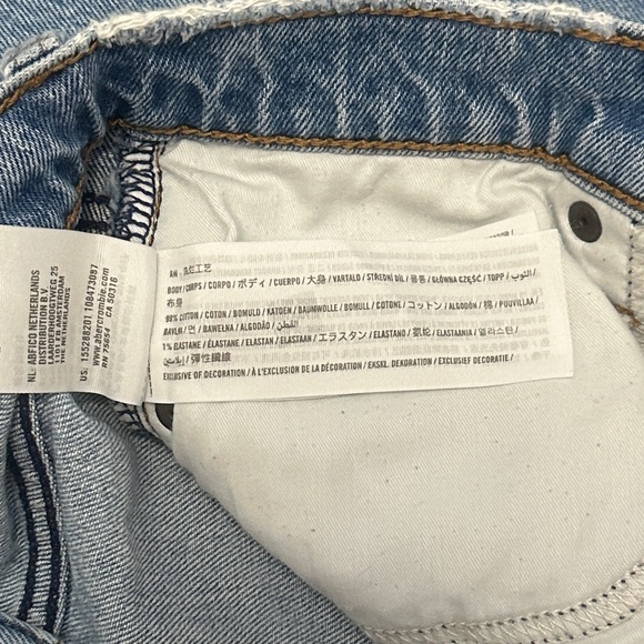 Abercrombie & Fitch Skinny High Rise Light Blue High Rise Jeans - Picture 6 of 6